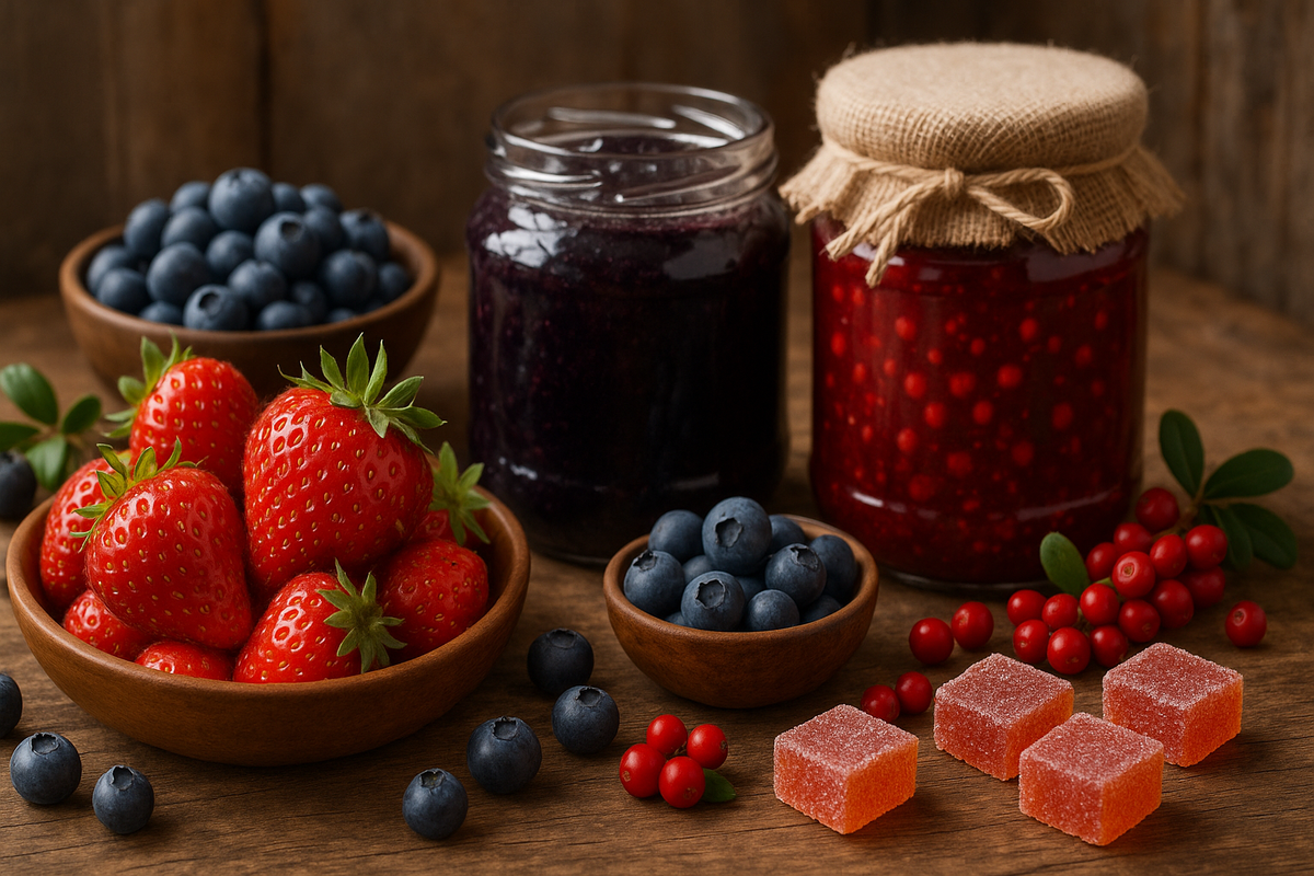 Fresh berries, homemade jams and soft marmalades form a colorful Finnish still-life that reflects a tradition cherished by all generations.