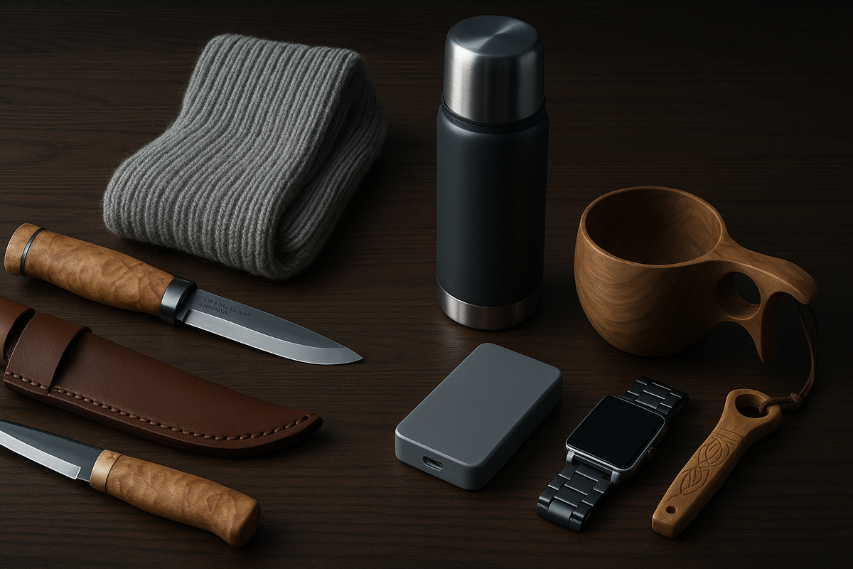 A practical Finnish gift selection for fathers features sturdy tools, outdoor items and simple high-quality essentials.