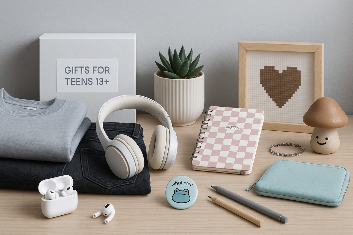A curated set of stylish, aesthetic and personality-focused Scandinavian gifts is arranged for teenagers who value self-expression and uniqueness.