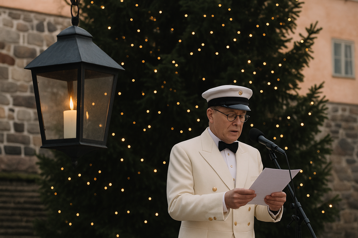 A solemn Christmas Eve reading in Turku sets Finland’s peaceful tone.